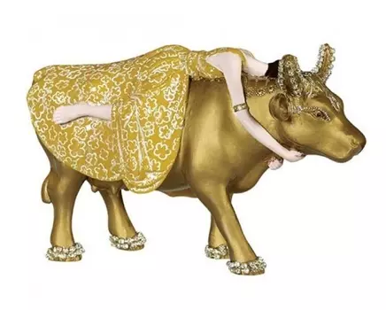 Настольный декор cowparade (cowparade) золотой 22x16x10 см.