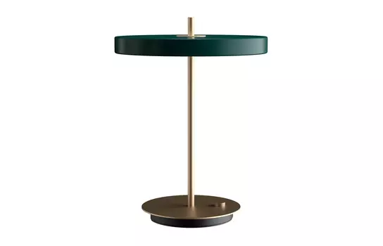 Настольный светильник asteria forest green (umage) зеленый 31x41x31 см.