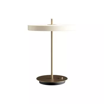Настольный светильник asteria pearl (umage) белый 31x41x31 см.