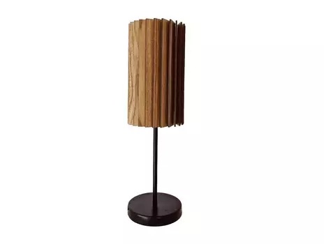 Настольный светильник rotor table lamp (woodled) коричневый 14x47 см.