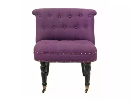 Низкое кресло для дома aviana purple (mak-interior) фиолетовый 63x73x56 см.