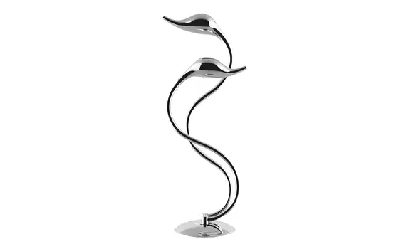 Настольная лампа декоративная сigno collo (lightstar) серебристый 25x60x25 см.
