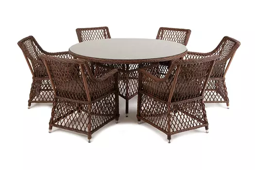 Обеденная группа эспрессо-150 l (outdoor) коричневый 75 см.