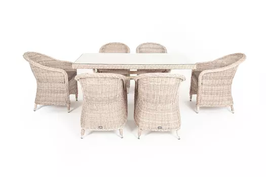 Обеденная группа эспрессо (outdoor) коричневый 160x75x90 см.
