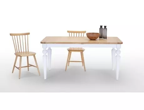 Обеденный стол betty (myfurnish) белый 160.0x76.0x90.0 см.