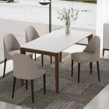 Обеденный стол marbella, mod interiors (mod interiors) белый 80x75 см.