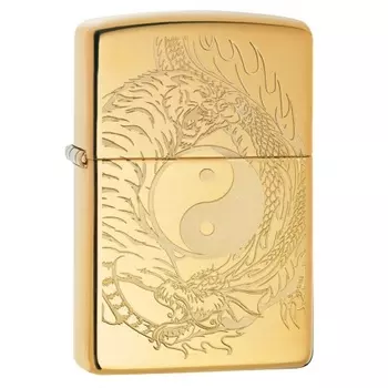 Зажигалка Zippo Classic с покрытием High Polish Brass (49024)
