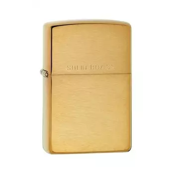 Зажигалка Zippo с покрытием Brushed Brass (204)