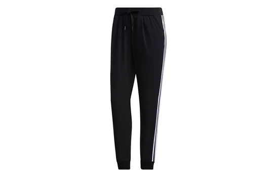 Трикотажные спортивные штаны женские черные Adidas