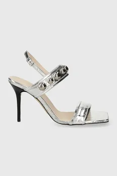 IRO Кожаные сандалии Chlorite Silver, серебряный