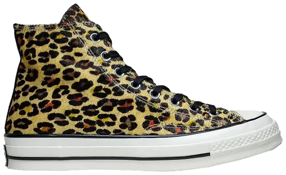 Кроссовки Converse Chuck 70 Hi Varsity Remix Cheetah, коричневый