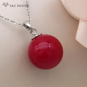 Модное ожерелье цвета розового золота с круглым кулоном из искусственного жемчуга для женщин, ювелирные изделия для свадебной вечеринки, прекрасный подарок