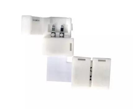 Угловой коннектор для одноцветной светодиодной ленты 3528, 2835 (10 шт.) LED 1L