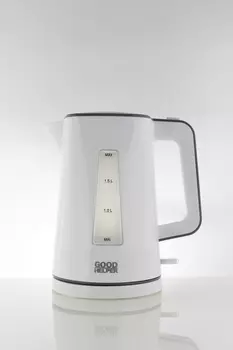 Чайник электрический GOODHELPER KP-1720 2л. 2.2 кВт, пластик, белый/серый (GH-KP1720)