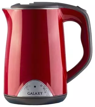 Чайник GALAXY GL0301 1.5л. 2000Вт, закрытая спираль, пластик, красный (GL0301 RED)