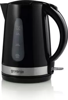 Чайник электрический Gorenje K17BK 1.7л. 2.2 кВт, пластик, черный (685815)