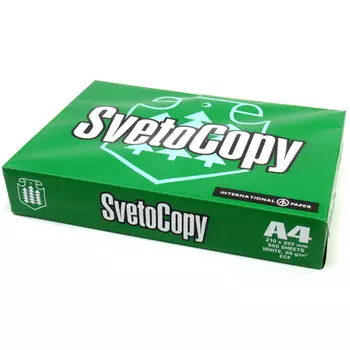 Бумага A4 80 г/м 500 листов, 90%, 104 мкм, 146% CIE SvetoCopy Classic