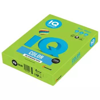Бумага A4 80г/м² 500 листов, Ярко-зеленый, IQ COLOR MA42 (9003974406497)