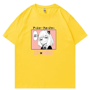 Семья шпион X футболка унисекс аниме Harajuku забавный топ унисекс комическая забавная одежда L