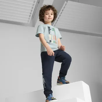 PUMA X PLAYMOBIL Спортивные штаны TR Детские брюки Puma, синий