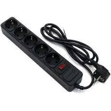 Сетевой фильтр 5bites SP5B-130 5S/3*0.75MM2/3M/BLACK