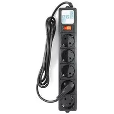 Сетевой фильтр Power Cube SPG-B-15-BLACK 5 м, 5 розеток, черный