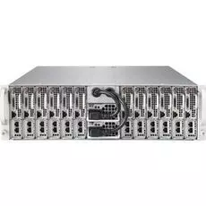 Серверная платформа 3U Supermicro SYS-5038ML-H12TRF 12xNode (UP); 12x (1xCPU E3-12xx LGA 1150, upto 32GB ECC, 2x3,5"