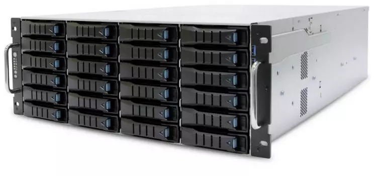 Серверная платформа 4U AIC XE1-4BT00-05 RSC-4BT, 36x3.5" HS bays, tool-less 3.5" and 2.5" HDD tray, 1200W CRPS redundant PSU, 2x7mm 2.5" HS OS, low pr