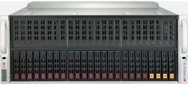 Серверная платформа 4U Supermicro AS-4124GS-TNR (2*SP3, 32*DDR4, 24*2.5" bays, 2*Glan, IPMI, 11*PCIE, VGA, 2+2*2000W)