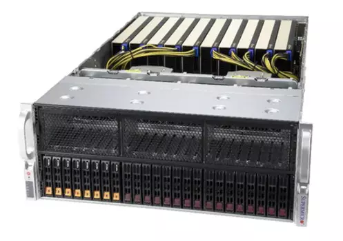 Серверная платформа 4U Supermicro SYS-420GP-TNR (LGA4189, C621A, 24*2.5" HS NVMe/SATA/SAS, 2*M.2, 12*PCIE, 2*10Glan, 4*2Квт, VGA)