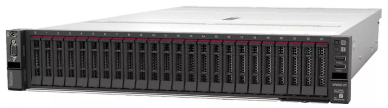 Сервер Lenovo ThinkSystem SR650 V2 7Z73CTOLWW_(drl_bundle) Rack(2U) upto 8SFF, no (CPU, HS, Mem)/5(6 max) fan std/upto 8SFF/730-8i 1Gb FB