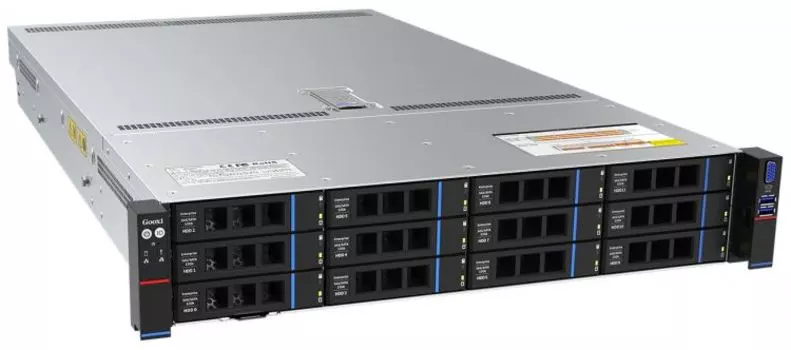 Серверная платформа 2U Gooxi SL201-D08R-G3 (2*LGA4189, C621A, 32*DDR4 (3200), 8*3.5" SAS/SATA, 2*M.2, 2*Glan, 2*VGA, 4*USB 3.0, 2*800W)