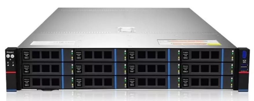 Серверная платформа 2U Gooxi SL201-D12R-G3 0.95.002.0103 (2*LGA4189, C621, 32*DDR4 (3200), 2*M.2, 2*PCIe, 2*2.5" SAS/SATA, 2*2.5" NVMe, 1300W, 2*USB 3