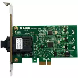 Сетевая карта D-link DFE-560FX/10/B1A PCI Express адаптер с 1 портом 100Base-X SFP (10 адаптеров в упаковке)