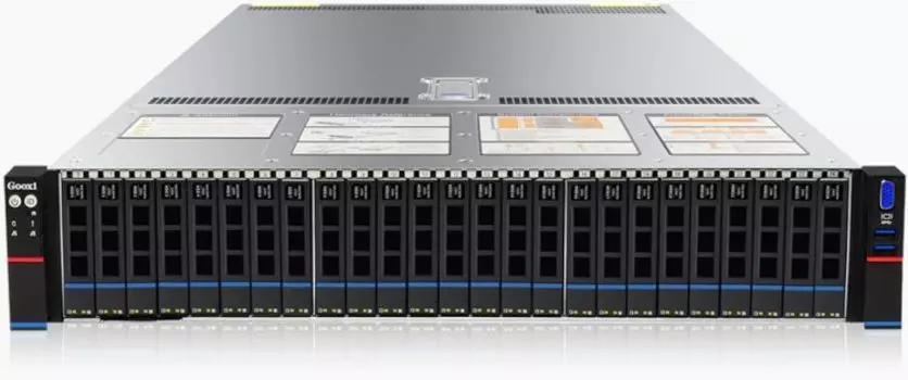 Серверная платформа 2U Gooxi SL201-D24R-NV-G4 0.95.002.0097 (24bay, with NVME bp, based on rapid sapphire 2*PCIe 5.0x16, 4*PCIe 4.0x8 2*2.5" rear SAS/