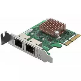 Сетевая карта QNAP QXG-2G2T-I225 двухпортовая 2,5GBASE-T/1000BASE-T/100BASE-TX, PCIe Gen2 x2