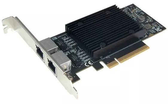 Сетевая карта SunRich (ST Lab) N-1070 10G 2*RJ45 PCIE Broadcom BCM57416