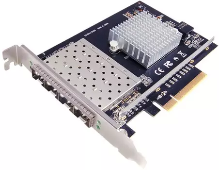 Сетевая карта SunRich (ST Lab) N-460 10G 4*SFP+ PCIe Intel XL710-BM1