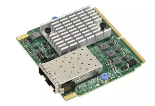 Сетевая карта Supermicro AOC-M25G-i2SM SIOM 2-Port 25Gb Ethernet Controller Card