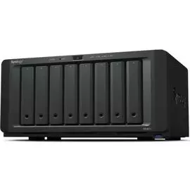 Сетевое хранилище Synology DS1821+ 8x3.5/2.5" HDD/SSD SATA (2xNVMe), RAID0/1/5/6/10, 4xRJ-45 1GbE LAN, 4xUSB 3.0, 2xeSATA, 1xGen3 x8 slot (x4 link), б