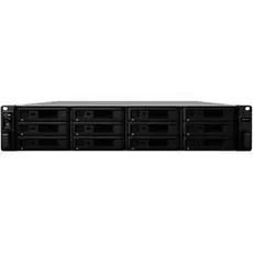 Сетевое хранилище Synology RS3618xs 12x3.5"/2.5" SATA, RAID 0/1/5/6/10, 4xGbLAN (2x10GbLAN доп. платой, приобретается отдельно), 2xUSB 3.0, 2U, без HD