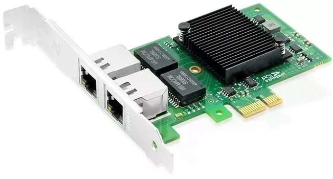 Сетевой адаптер Сетевой адаптер PCIE 1GB DUAL PORT LREC9222HT LR-LINK