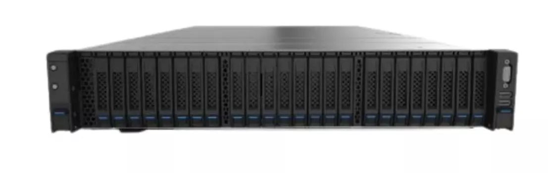 Серверная платформа 2U INSPUR 5280M5 (2*LGA3647, 24*DDR4, 22*2.5" 4SAS/NVM, 2*1300W, 1*16(FH+LP), 1*8(FH+LP), 1xOCP 2.0, heatsink)
