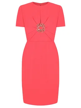 Платье из шелка и вискозы ELIE SAAB