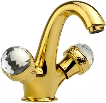 Смеситель Migliore Axo Swarovski 18510 для раковины, золото