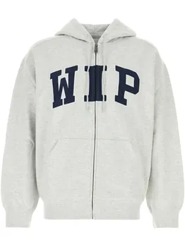 Толстовка Carhartt WIP с застежкой-молнией, серый