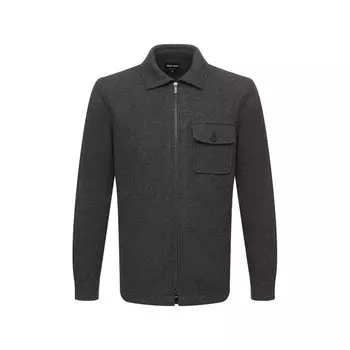 Рубашка из шерсти и кашемира Giorgio Armani
