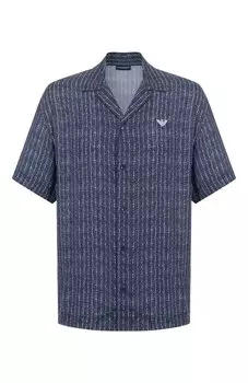 Рубашка из вискозы Emporio Armani