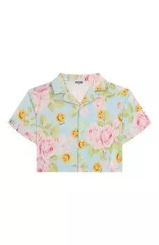 Рубашка из вискозы Moschino