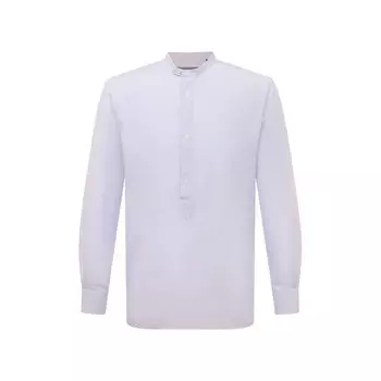 Рубашка изо льна и хлопка Corneliani